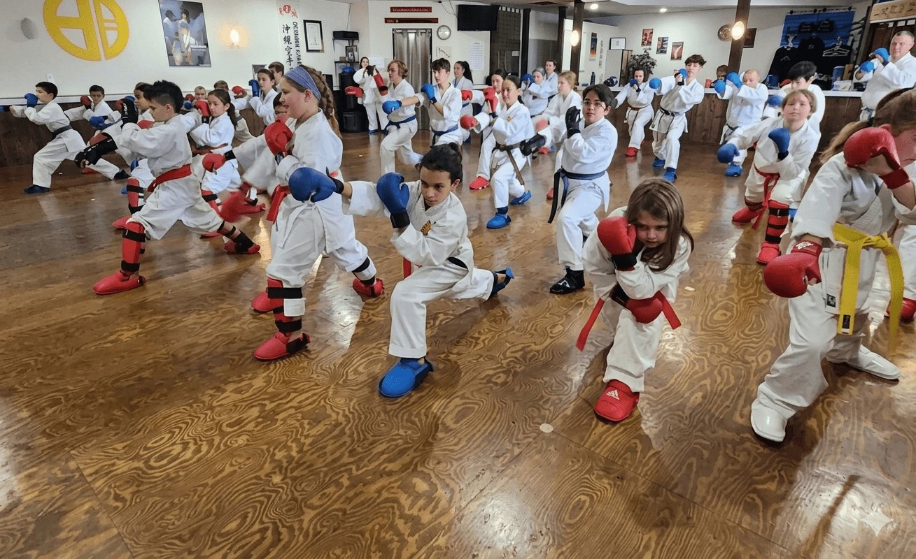 Kids training at Maple Ridge Karate Center