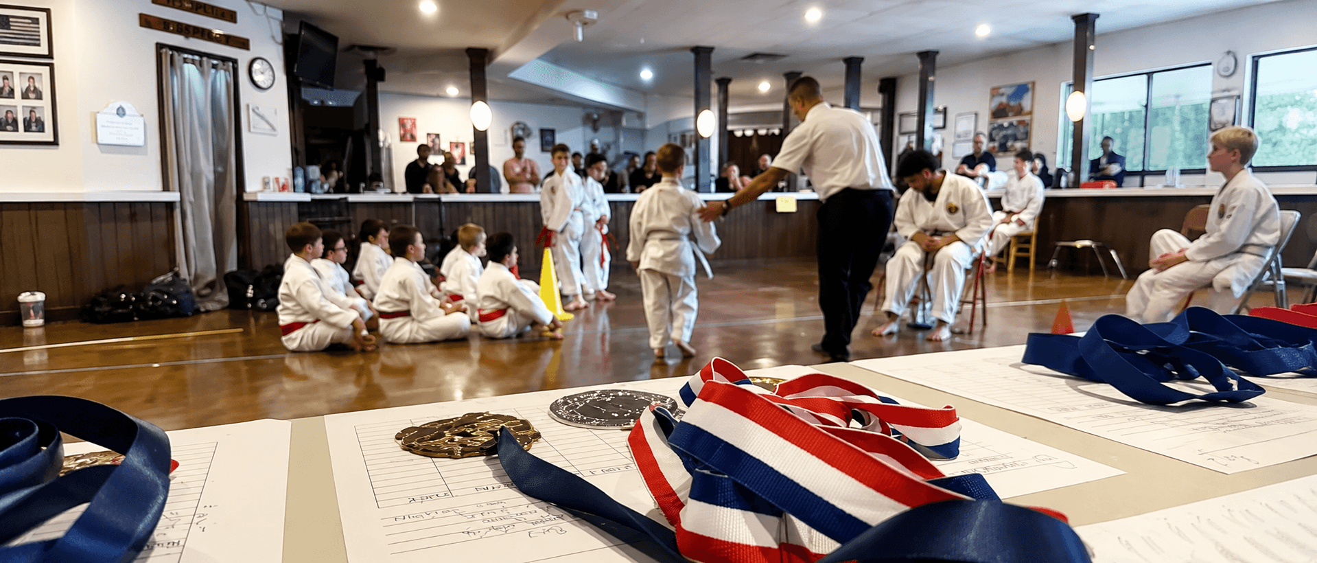 Medals and awards at Maple Ridge Karate Center