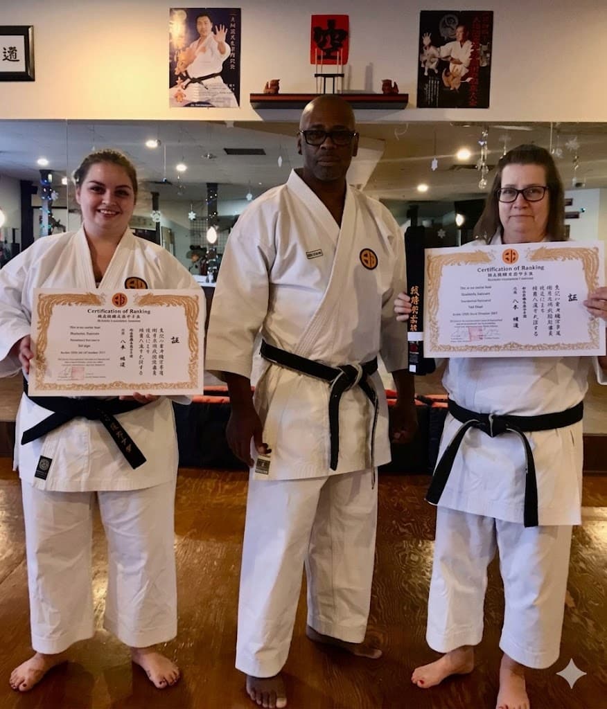 Kids in karate class